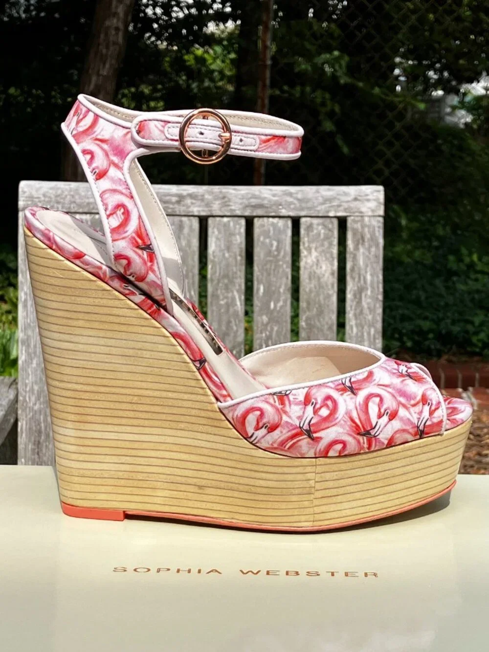 Sophia Webster✨Wedge Sandals Heels Size 7.5B